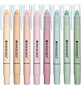 DiverseBee Bible Highlighters and Pens No Bleed, 8 Pack Assorted Colors Gel Highlighters Set, Bib...