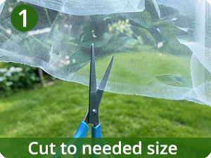 Gardeningwill Garden netting cut to need size