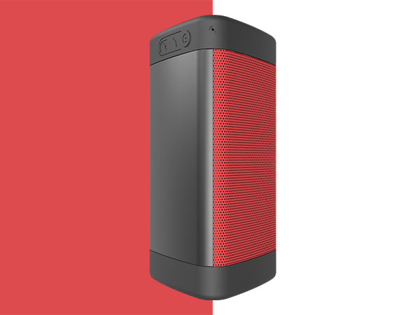 OontZ Angle 3 Bluetooth Speaker, Red