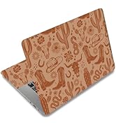 SUPERDANT 3 Pcs Laptop Skin Sticker Cover Decal Western Style PVC Waterproof Scratch-Resistant Co...