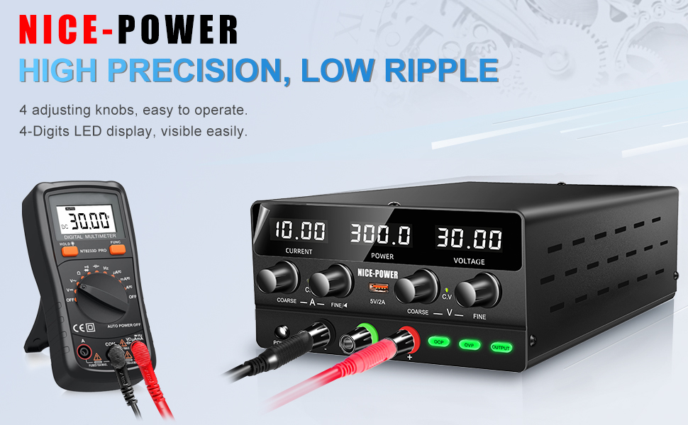 NICE-POWER Newly Added OCP OVP Button