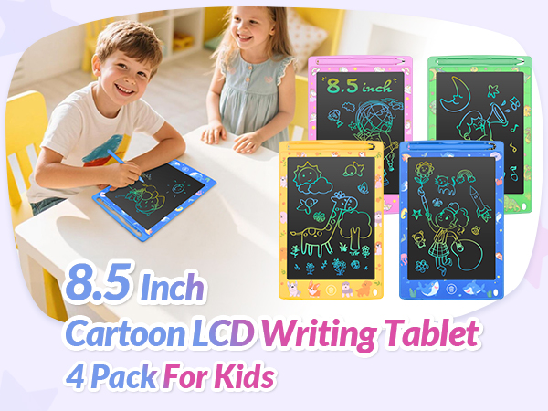lcd writing tablet 4 pack