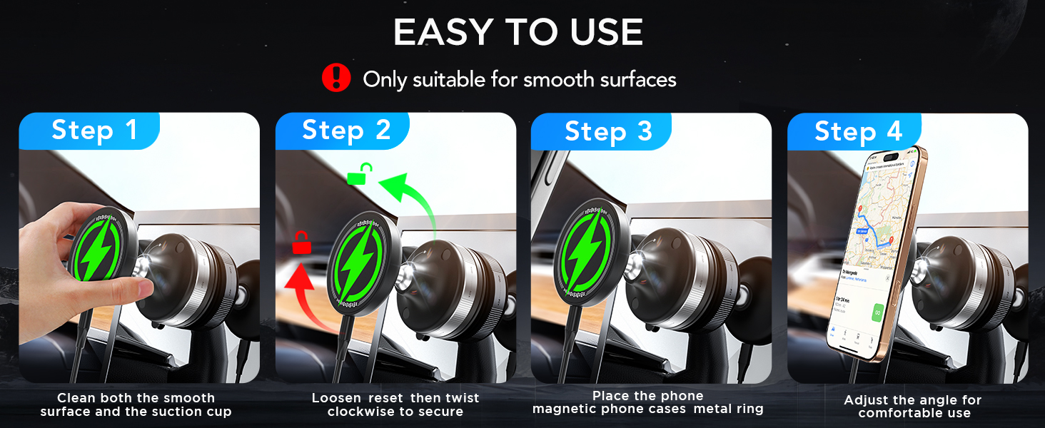 Magnetic Suction Phone Mount