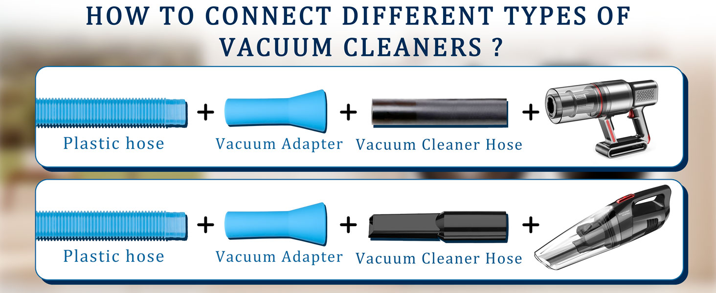 Dryer Vent Cleaner Kit – Flexible Brush &amp;amp;amp;amp; Universal Vacuum Attachment for Lint Removal