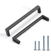 KNOKLOCK 10 Pack 5 Inch(128mm) Kitchen Cabinet Handles Matte Black Cabinet Pulls Kitchen Cabinet ...