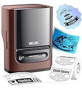 Nelko Label Maker Machine with Tape, PM220 Bluethooth Label Printer, 2 Inch Portable Thermal Prin...
