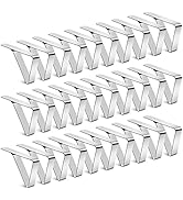 Tablecloth Clips, Stainless Steel Tablecloth Clips Ideal Clips for Home, Kitchen, Restaurant, Wee...