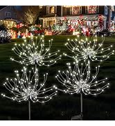PEVOROS Garden Outdoor Decor Lights 120LED 4Pack, Solar Lights for Yard Pathway Flowerbed Planter...