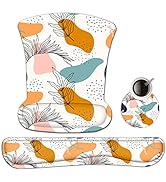 AIMSA Ergonomic Keyboard Wrist Rest and Mouse Pad with Wrist Support Set, Memory Foam Non-Slip Ru...