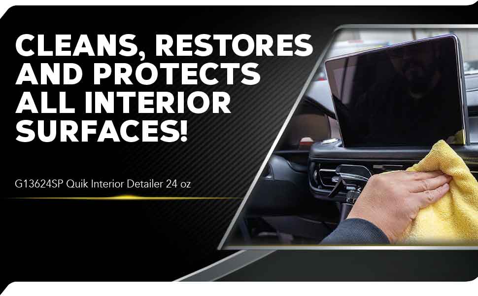 Meguiar&amp;#39;s Quik Interior Detailer Cleaner - 24 Oz Spray Bottle