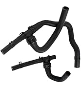 2PCS Rubber Heater Hose With Tee Return -Supply Compatible with Dodge Journey 2.4VVT 2008-2020 He...
