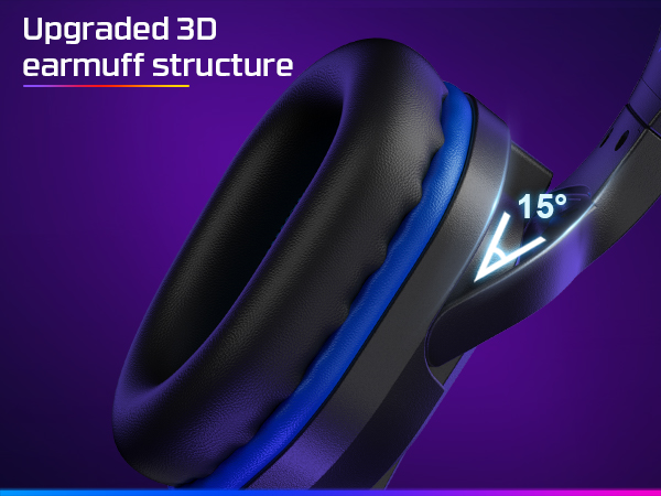 headset with RGB lights