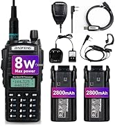 BaoFeng UV-82 High Power BaoFeng Radio Ham Radio Handheld Walkie Talkies with Earpiece, Extra 280...
