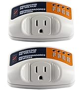 BXST One Outlet Plug in Voltage Protector for Home Protects Against High and Low Voltage Surge Pr...