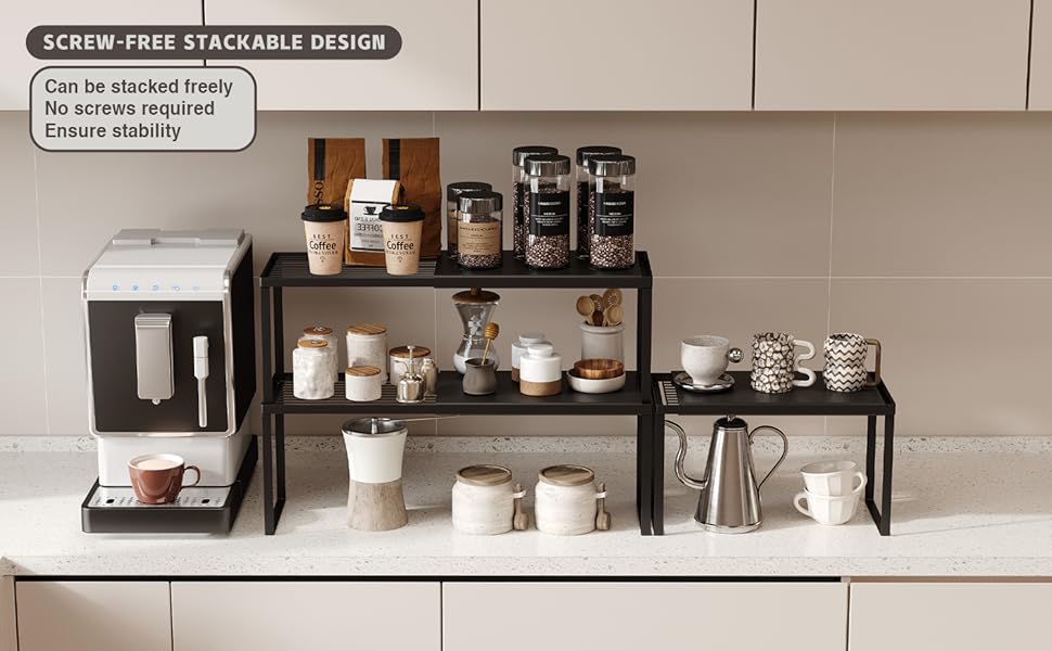 Stackable cabinet organizer