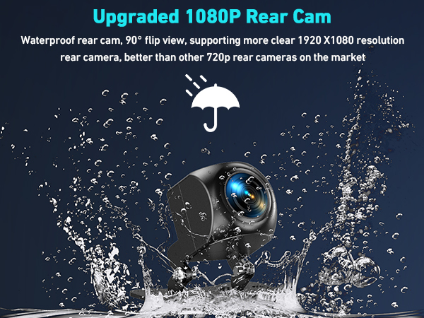 front and rear dash camera