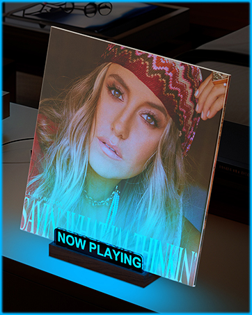 Now Playing Vinyl Record Stand