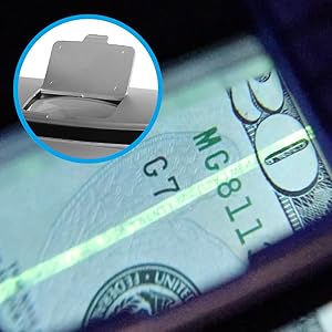 Nadex V27 Desktop UV Counterfeit Detector with Micro Print Magnifier- UV/Magnetic/Infrared Sensor
