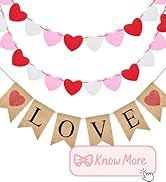 Burlap Banner with Felt Heart Banner