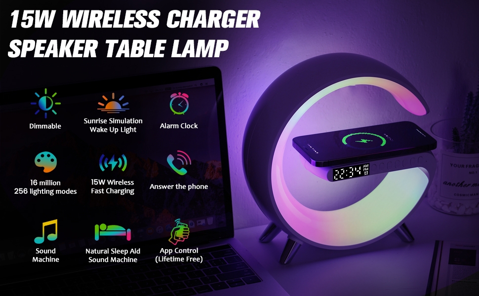 multifunctional bluetooth night light