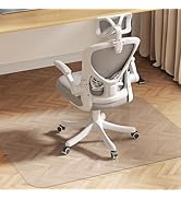 Delamu Office Chair Mat for Hardwood Floor, 36"×48" Office Desk Chair Mats, Clear PVC Heavy Duty ...