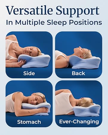 derila ergo pillow cooling pillowcase breathable pillow neck pillow