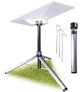 Portable Tripod for Starlink Mini with Adapter (Sturdy Aluminum, Ultra-Compact 11.8" Design for T...