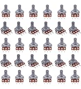 Taiss 30pcs 10K Potentiometer Variable Resistors 3 Terminals Linear Taper Rotary Audio B Type Pot...