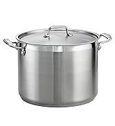 Tramontina Gourmet Stainless Steel 16-Quart Stock Pot with Lid