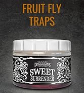 Dr. Killigan's Sweet Surrender - Fruit Fly Trap for Indoors, Home and Kitchen - Trap with Liquid ...