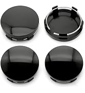 wipcowi 4 PCS Car Wheel Center Hub Cover, ABS Snap-in Wheel Center Protective Cover, 60 MM Outer ...