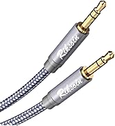 RIKSOIN Aux Cord-3.5mm Male to Male Auxiliary Audio Cable [Shielded,Hi-Fi] Audiophile Aux Cable N...