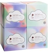 Bc Babycare Lotion Facial Tissues, 4 Cube Boxes, Hypoallergenic, Plant-based Materials, Clean Gen...