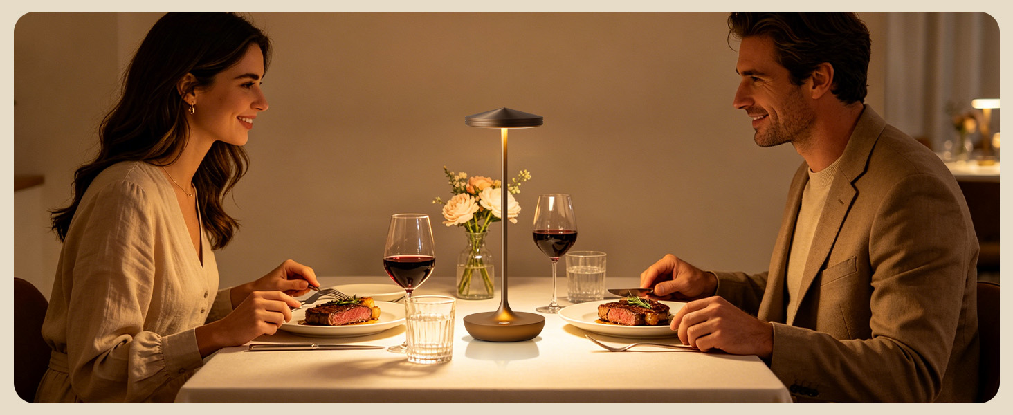 YIBEN LED Rechargeable portable Cordless Table Lamp