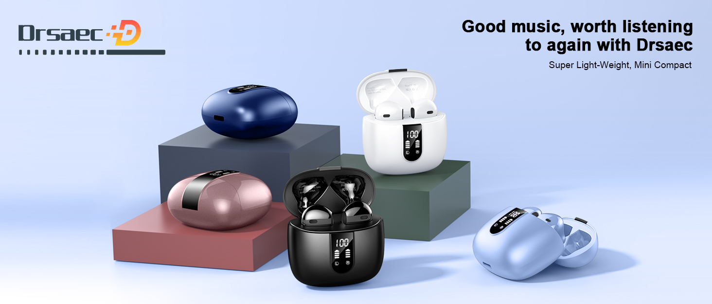 Ear buds wireless bluetooth earbuds