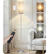 Dimmable Floor Lamps for Living Room with Remote and Foot Switch, 64.4” Modern Standing Tall Lamp...