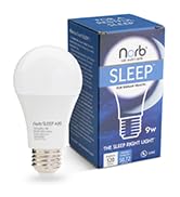 NorbSLEEP - Low-Blue Light Bulb for Bedtime and Evening, for Restful, Healthy Sleep for All Ages ...