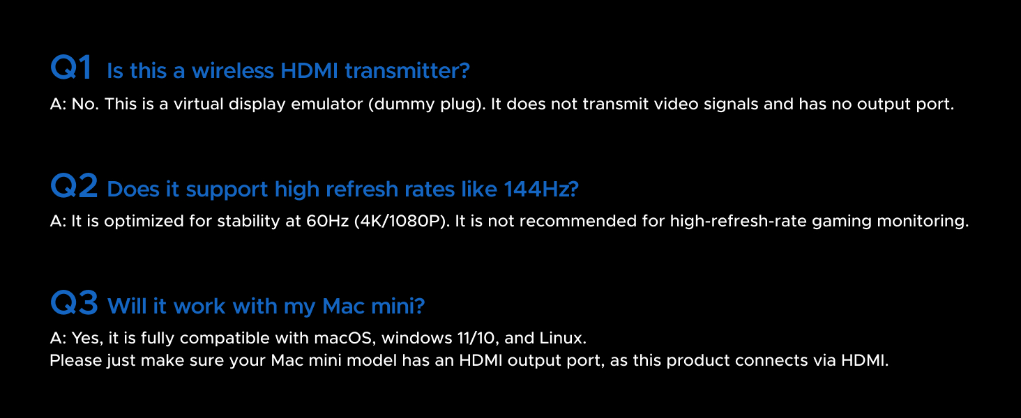 HDMI Dummy Plug