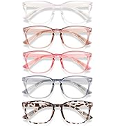 WinToo Blue Light Blocking Glasses, Computer Reading/Gaming/TV/Phones Glasses for Men Women,Anti ...