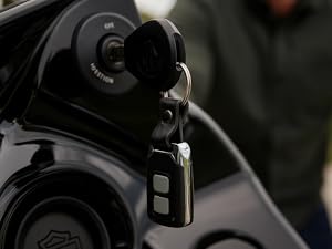 Remote On Motorcycle Keychain