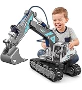 SMILESSKIDDO Excavator Toy - 130 PCS Hydraulic Science Kits for Kids Age 8-12, Teenage Engineerin...