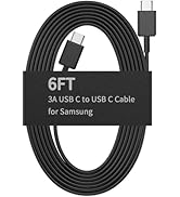 iMangoo for Samsung Galaxy Type-C to Type-C 5A USB-C to C 25W 3A Fast Charger Charging USB 2.0 Da...