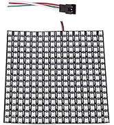 BTF-LIGHTING WS2812B ECO RGB Alloy Wires 5050SMD Individual Addressable 16X16 256 Pixels LED Matr...