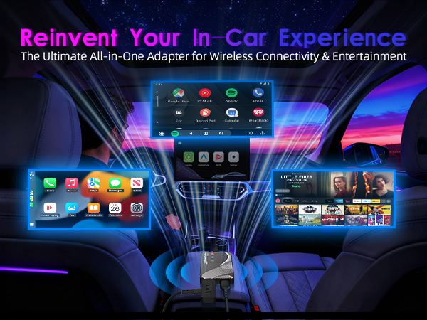 carplay adapter android auto wireless adapter car play wireless adapter