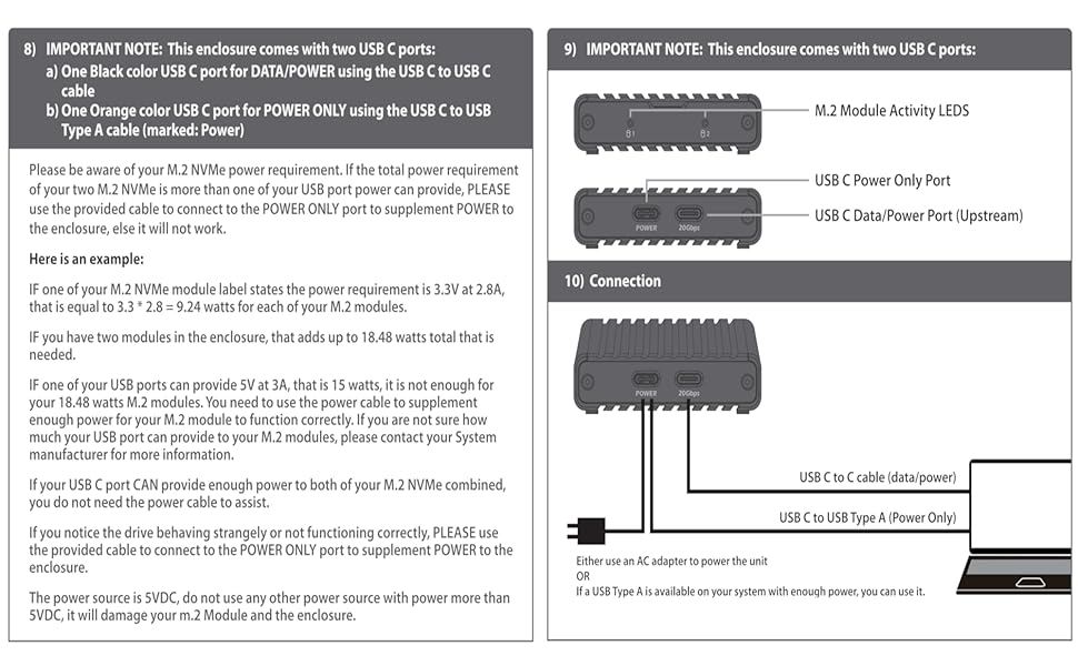 Power requirement calculation and connection