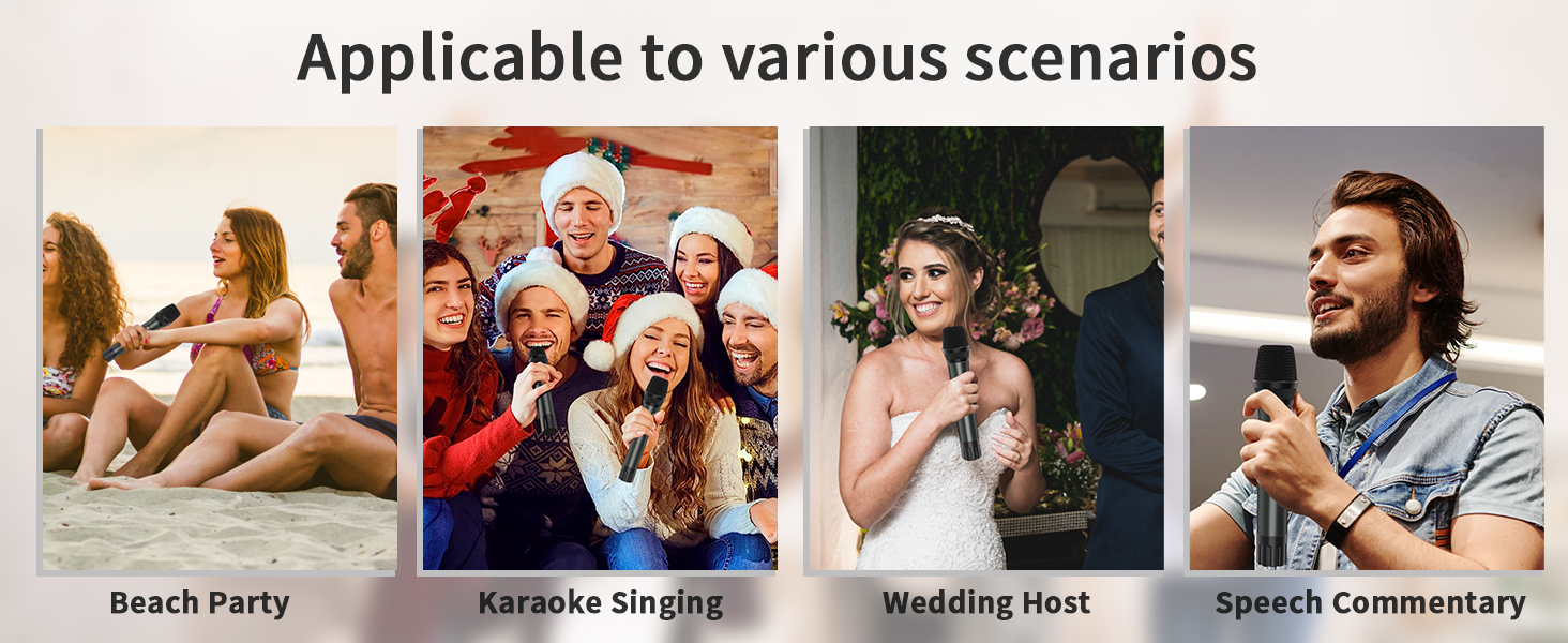 Beach Party, Karaoke Singing, Wedding Host, Speech Commentary