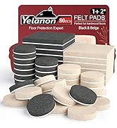 Felt Furniture Pads - 80 Pcs Furniture Pads for Hardwoods Floors, Cuttable Felt Chair Pads, Anti ...