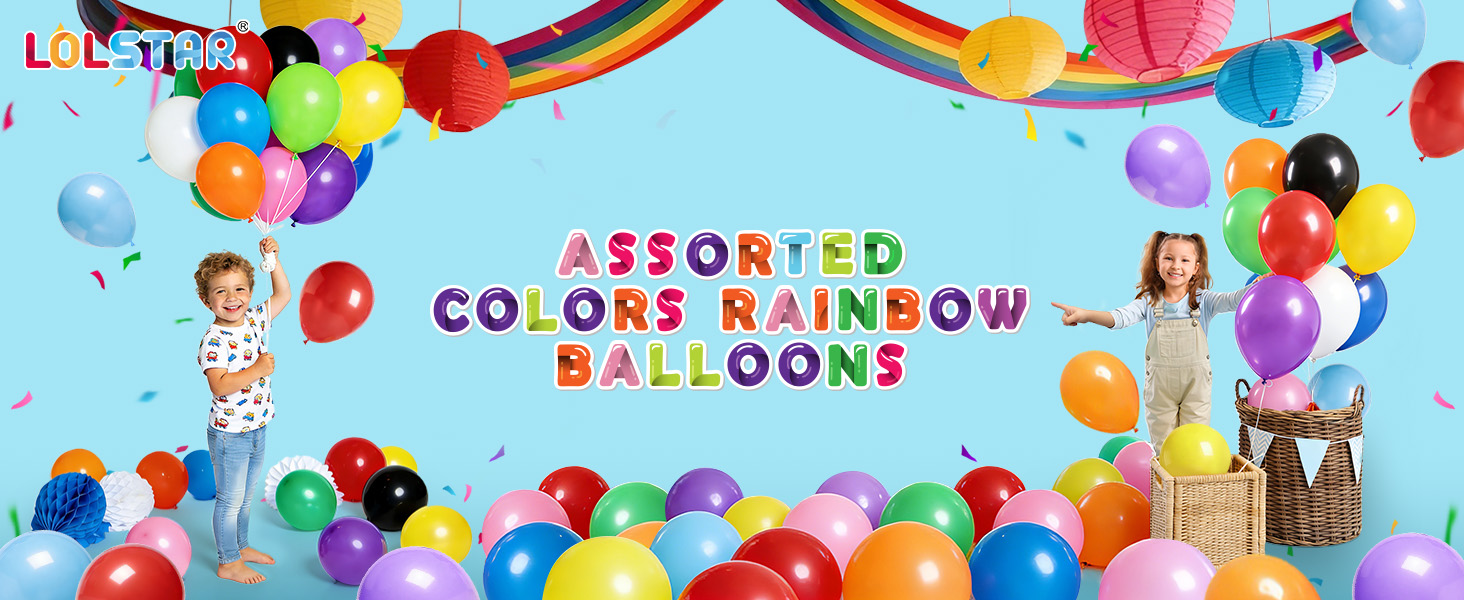 Assorted Colors Balloons