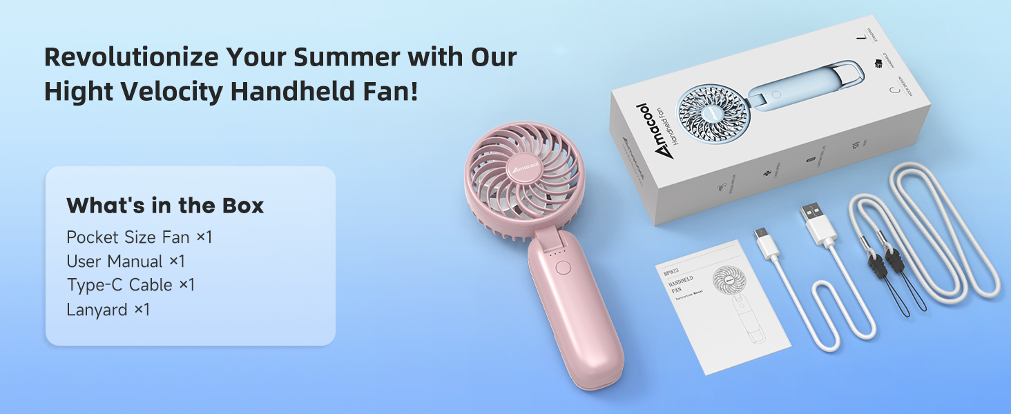 rechargeable small fan