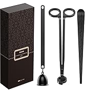 RONXS 3 in 1 Candle Accessory Set, Candle Wick Trimmer Cutter, Candle Snuffer Extinguisher, Wick ...
